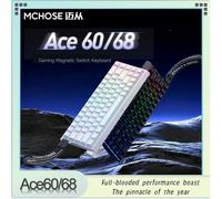 MCHOSE ACE68 ACE60 Tastiera da gioco cablata ad asse magnetico, Tastiera da gioco E-Sports Type-C design ergonomico 68/61 tasti