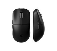 MCHOSE L7 Ultra Mouse da gioco wireless, ultra leggero, ergonomico, 42.000 DPI, PAW3950, switch ottico, 20000 FPS, Dual 8K Polling, ricevitore 8K ultra veloce, connessione a 3 modalità, PC/MAC, nero