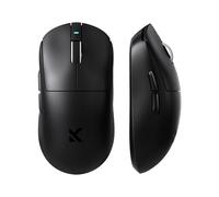 MCHOSE Mouse da gioco leggero A7 da 59 g con ricevitore radio ad ultrasuoni 8K personalizzato, 26000 DPI, velocità di segnalazione 8K Hz, mouse da gioco BT/2,4G con cavo e cavo wireless 200 ore