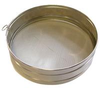 Setaccio a rete in acciaio inox e bordo di cm 25