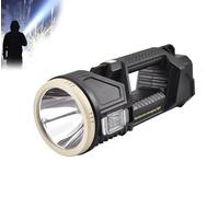 Mciluyaiio Nuovo faretto tedesco impermeabile da 1000000 lumen, grande faro portatile, torcia faretto super luminoso, faro esterno super luminoso, mini torcia LED super potente multifunzionale (M)