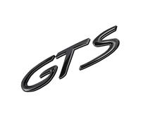 MCK Auto - GTS nero lucido posteriore bagagliaio logo posteriore distintivo modifica tuning per 911 Carrera Boxster Cayman Macan Cayenne Panamera