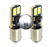 MCK Auto - Sostituzione per LED CanBus H6W Set di lampadine bianche molto chiare e senza errori compatibili con A3