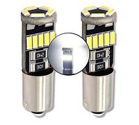 MCK Auto - Sostituzione per LED CanBus H6W Set di lampadine bianche molto chiare e senza errori F20 F30