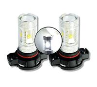 MCK Auto - Sostituzione per PS19W H16 PSX24W LED CanBus Set di lampadine bianche molto chiare e senza errori compatibili con A3 8PA