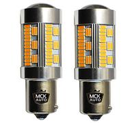 MCK Auto - Sostituzione per PY21W 581 BAU15S LED CanBus Set di lampadine arancioni molto chiare e senza errori compatibili con F30 F31 A1 A3