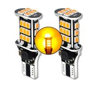 MCK Auto - Sostituzione per T10 T15 W16W LED CanBus Set di lampadine arancioni molto chiare e senza errori compatibili con A1 8X