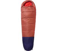McKinley Camp PRO II 5, Sacco a Pelo Unisex Adulto, Red Rust/Navy Dark, 225 x 82 cm