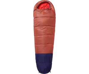 McKinley Camp PRO II 5, Sacco a Pelo Unisex Adulto, Red Rust/Navy Dark, 225 x 82 cm
