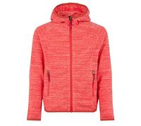 McKINLEY Choco II - Giacca in pile da bambino unisex, Unisex - Bambini, Giacca in pile per bambini., 280761, Melange/rosso chiaro, 140