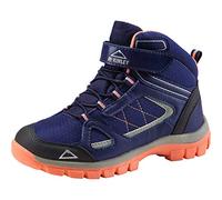 McKINLEY Multifunktionsstiefel Maine Mid Aqb Jr. - Scarpe da Arrampicata Alta Unisex Bambini, Blu (Navy Dark/Red Light 907), 32 EU