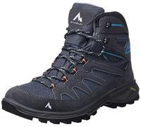McKINLEY Vulcanus Mid AQX, Scarponi da Trekking Donna, Anthracite/Blue Aqua, 42 EU