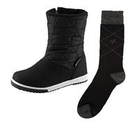 McKinley Winterstiefel Sarah Aqb Socke S, Stivali da Neve Bambina, Nero (Black 000), 36 EU