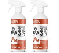 McKLords Perossido di idrogeno 3%, 500 ml (Confezione da 2)