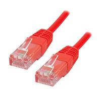 MCL 0,5 m di cavo di rete U/UTP Cat5e Rosso - Nouvo