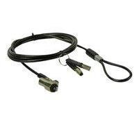 MCL 8LE-71016 Cavo di Sicurezza Nero 1,8 m - Cavi di Sicurezza (Nero, Chiave, Computer Portatile, Acciaio, 2 Chiavi, 1,8 m)