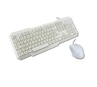 M CK-2012/B tastiera Mouse incluso USB AZERTY francese Bianco - Nouvo