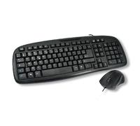 M CK-2012/N tastiera Mouse incluso USB AZERTY francese Nero - Nouvo