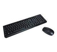 MCL ACK-2012W/N tastiera RF Wireless AZERTY Francese Black