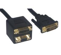 MCL Adattatore DVI-I maschio a VGA e DVI-I femmina, 20 cm