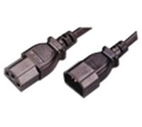 MCL Cable Electric male/female 5m cavo di alimentazione Nero
