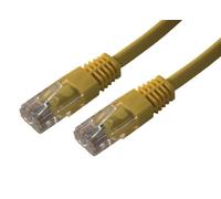 M able RJ45 Cat5E 0.5 m Yellow cavo di rete 0,5 m Giallo