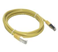 M able RJ45 Cat5e 15m Yellow cavo di rete Giallo