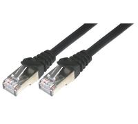 MCL Cable RJ45 Cat6 1.0 m Black cavo di rete 1 m Nero
