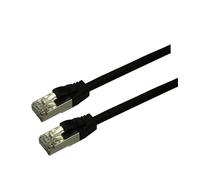 MCL Cable RJ45 Cat6 2.0 m Black cavo di rete 2 m Nero