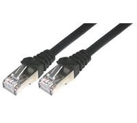 M able RJ45 Cat6 3m Black cavo di rete Nero