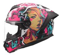 M ASCO INTEGRALE LS2 FF820 RAPID III CYBERG PURPLE CYAN | LS2 | MotoCharlie