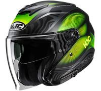 HJC i31 Depe Casco Jet, nero-grigio, taglia M per maschi