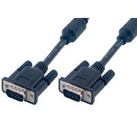 MCL - Cavo SVGA HD15, m/m, 30 m, Colore: Nero