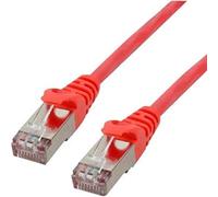 MCL FTP6-0.5M/R Cavo di Rete 0,5 m Cat6 F/UTP (FTP) Rosso