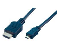 MCL MC386-2M cavo HDMI HDMI tipo A (Standard) HDMI tipo D (Micro) Nero