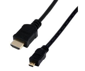 MCL MC386-2M cavo HDMI HDMI Type A (Standard) HDMI Type D (Micro) Nero - Nouvo