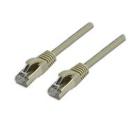 MCL Samar Cavo di rete RJ45 100% rame Cat 8.1 S/FTP LSZH - 0,5 m Grigio