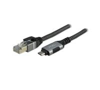 MCL Samar Cavo di tipo C USB 3.1 maschio a RJ 45 maschio intrecciato - 2 m