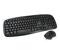 MCL-Samar Pack Clavier - Souris ACK-2012/N (Nero)