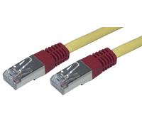 MCL World of Data - Cavo Patch Crossover Cat 5E F/UTP, 2 m, Colore: Giallo