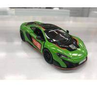 Mclaren 675LT Verde Kinsmart Auto Giocattolo Modello 1/36 Scala Modellino Regalo