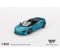 McLaren 750S Spider Belize Blue LHD 1:64 Scala Mini GT 00812L