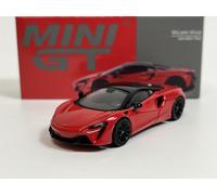 MODELLINO AUTO STATICO TRUESCALE MCLAREN ARTURA 2021 ROSSO NERO SCALA 1/64