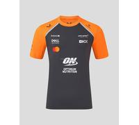 Mclaren F1 2025 Ufficiale Team Kit T-Shirt Tee Papaya Arancione Grigio Gratis UK