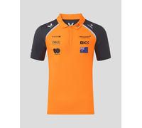 Mclaren F1 2025 Ufficiale Team Oscar Piastri Maglia Polo Papaya Arancio UK Nave