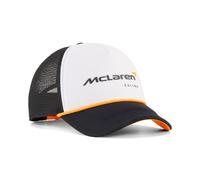 McLaren F1 Team 2026 Ufficiale PUMA Essentials Logo Trucker Baseball Cap Bianco