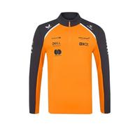 McLaren F1 Team Official Quarter Zip T-Shirt, Autumn Glory/Phantom, S Uomo