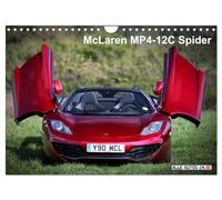McLaren MP4-12C Spider (Wandkalender 2026 DIN A4 quer), CALVENDO Monatskalender: 625 PS stark, knapp 330 km/h schnell und rund 270.000 Euro teuer - der McLaren MP4-12C in der offenen Spider-Version