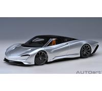 McLaren Speedtail 2020 Supernova Argento Modellino 1:18 Autoart