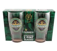 McLaughlin's Irish Shop Beer Glass Set with Green Logo